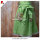 girls green ruffle sleeve double pocket dress